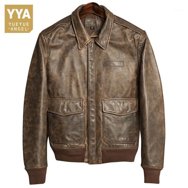 2019 new fashion mens moto biker natural leather coat turn dowm collar slim vintage cow sheepskin leather solid flight jacket1, Black
2019 new fashion mens moto biker natural leather coat turn dowm collar slim vintage cow sheepskin leather solid flight jacket1, Black