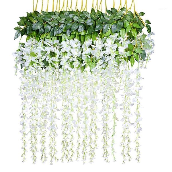 24pcs 3.6feet artificial flowers fake wisteria vine for wedding decorations home garden party decor simulation flower1
24pcs 3.6feet artificial flowers fake wisteria vine for wedding decorations home garden party decor simulation flower1