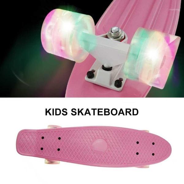 skateboarding 22 inch beginner children four-wheel small fish board skateboard led flash wheel single kick brush street for kids boys1
skateboarding 22 inch beginner children four-wheel small fish board skateboard led flash wheel single kick brush street for kids boys1