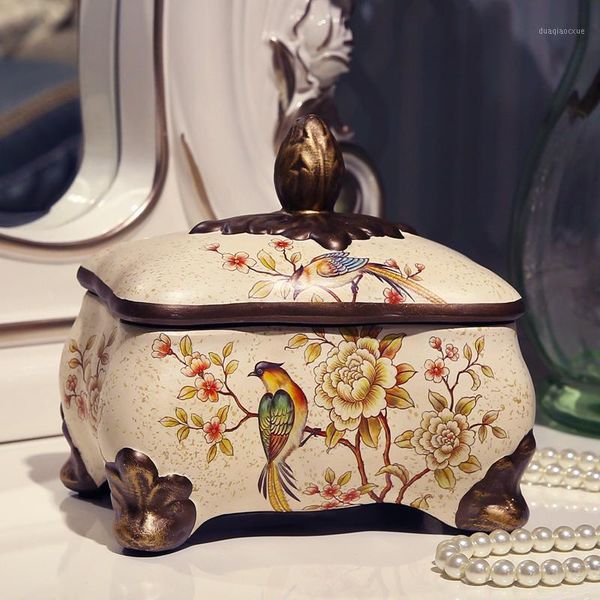 storage bottles & jars european-style retro pattern ceramic jewelry box crafts ornaments home bedroom necklace small object gift1
storage bottles & jars european-style retro pattern ceramic jewelry box crafts ornaments home bedroom necklace small object gift1
