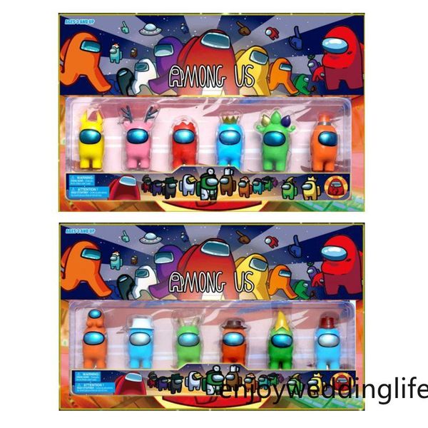 6pcs/set among us game dolls figure model toys computer deskaccessories christmas gifts for childrens dhl free, Blue
6pcs/set among us game dolls figure model toys computer deskaccessories christmas gifts for childrens dhl free, Blue