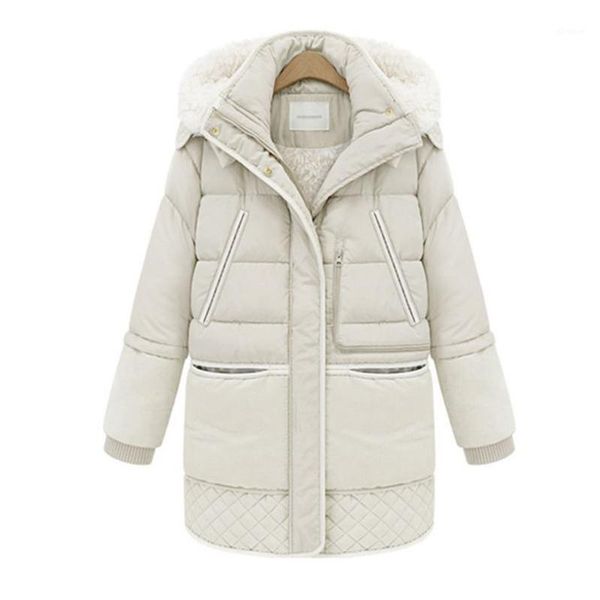 2019 spring winter women's jackets cotton coat padded long slim hooded parkas female outwear warm jacket wool clothing1, Black
2019 spring winter women's jackets cotton coat padded long slim hooded parkas female outwear warm jacket wool clothing1, Black