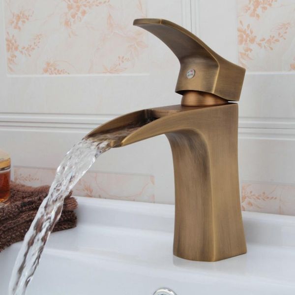 bathroom sink faucets becola antique brass basin faucet deck mounted waterfall and cold tap gz-8125c
bathroom sink faucets becola antique brass basin faucet deck mounted waterfall and cold tap gz-8125c