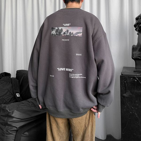 sweat spring 2021 and new autumn printed cotton youth size s-5xl male campus 3l4t, Black
sweat spring 2021 and new autumn printed cotton youth size s-5xl male campus 3l4t, Black