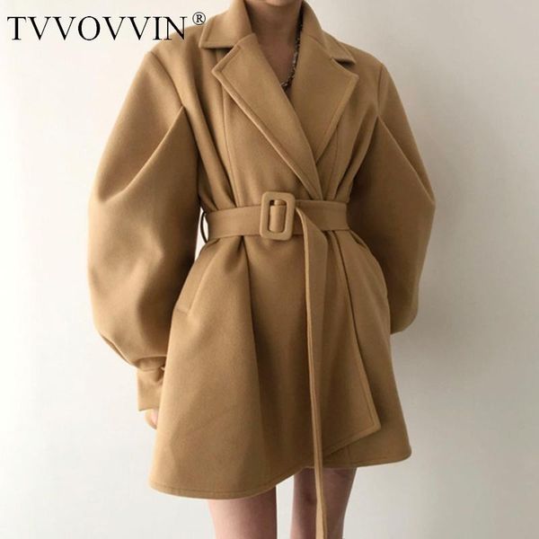 women's wool & blends tvvovvin woolen coat women long sleeve winter jacket lantern lace up outwear loose overcoat autumn yfl, Black
women's wool & blends tvvovvin woolen coat women long sleeve winter jacket lantern lace up outwear loose overcoat autumn yfl, Black