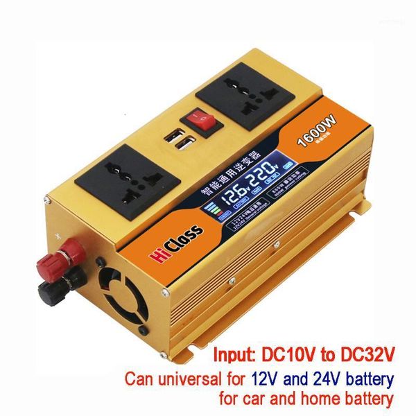 power inverter input dc12v 24v (universal 10v~32v) to output ac 220v or 110v 1200w 2000w1
power inverter input dc12v 24v (universal 10v~32v) to output ac 220v or 110v 1200w 2000w1