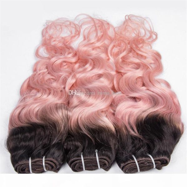 pink human hair weaves two tone 1b pink wet wavy hair extensions 3pcs lot ombre deep wave peruvian virgin hair bundles, Black;brown
pink human hair weaves two tone 1b pink wet wavy hair extensions 3pcs lot ombre deep wave peruvian virgin hair bundles, Black;brown