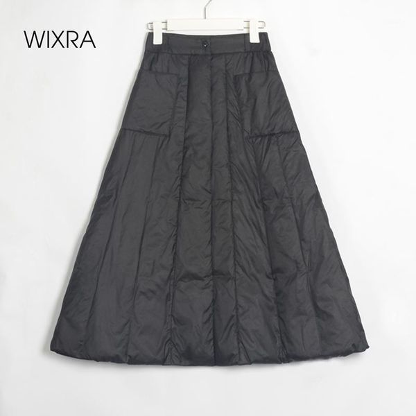 wixra solid white duck down skirts elegant high waist a line mid-calf clothing thick warm winter bottom for lady1, Black
wixra solid white duck down skirts elegant high waist a line mid-calf clothing thick warm winter bottom for lady1, Black