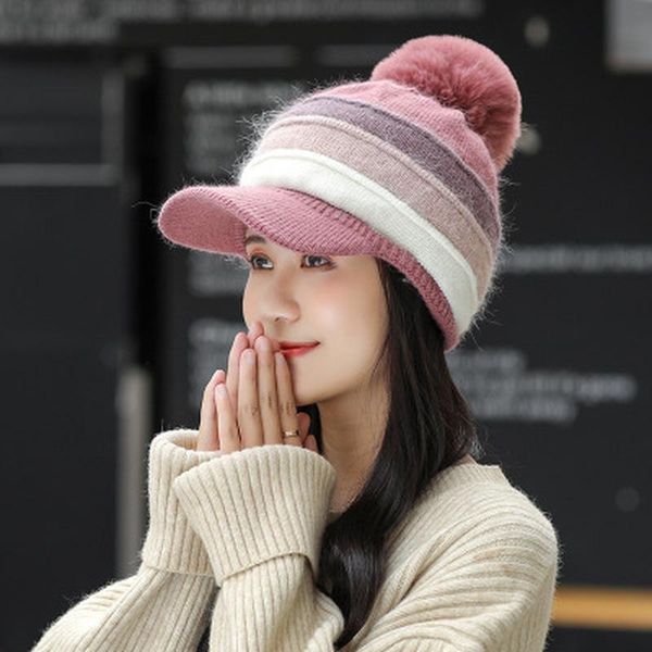 hats winter women woolen knitted autumn winter hat outdoor windproof warm soft skullies beanies fashion women hats new, Blue;gray
hats winter women woolen knitted autumn winter hat outdoor windproof warm soft skullies beanies fashion women hats new, Blue;gray