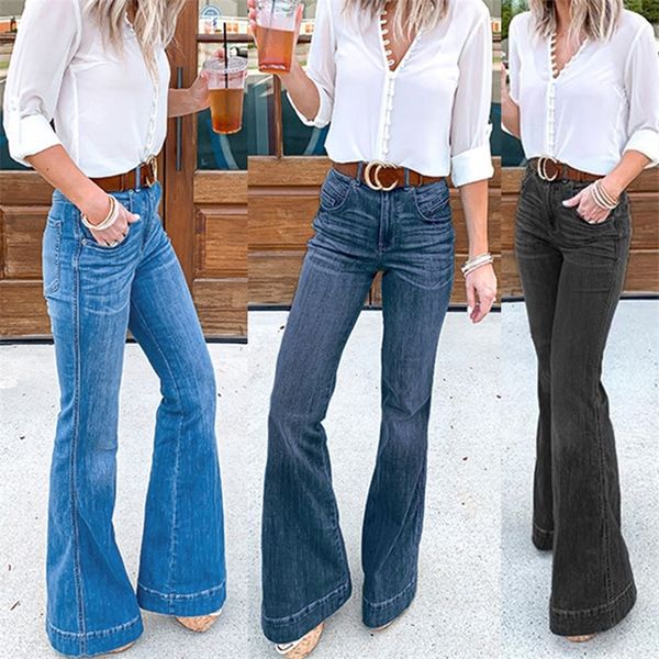 women's jeans high waist elegant jeans for women jeans blue black washed straight denim flare pants vintage streetwear d30 210202
women's jeans high waist elegant jeans for women jeans blue black washed straight denim flare pants vintage streetwear d30 210202
