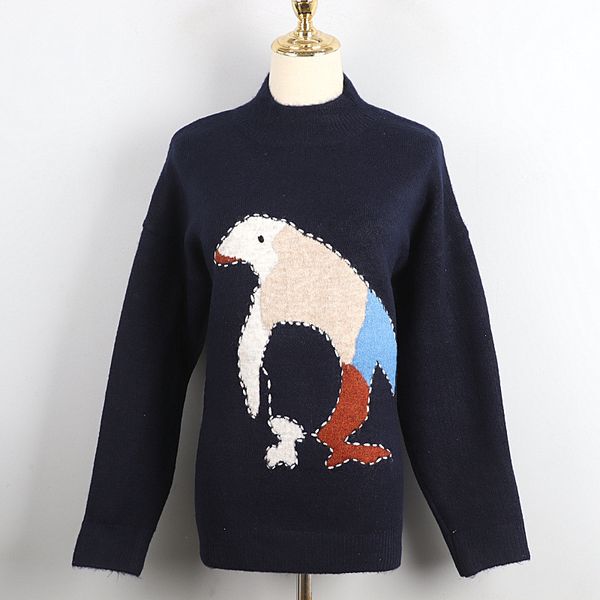 1128 2020 autumn brand same style regular crew neck sweater gray white blue women clothes yl, White;black
1128 2020 autumn brand same style regular crew neck sweater gray white blue women clothes yl, White;black