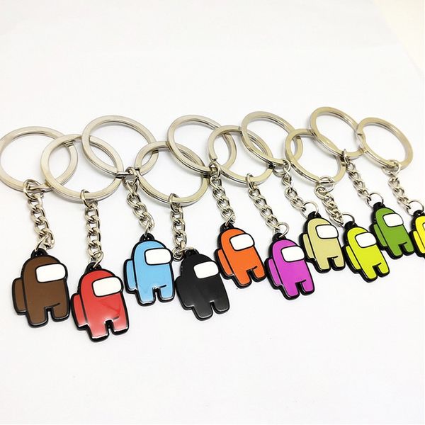 10 colors among us keychain games cartoon key chain for car keys decoration accessories toy space werewolf killing pendant gift cz121801, Red;brown
10 colors among us keychain games cartoon key chain for car keys decoration accessories toy space werewolf killing pendant gift cz121801, Red;brown