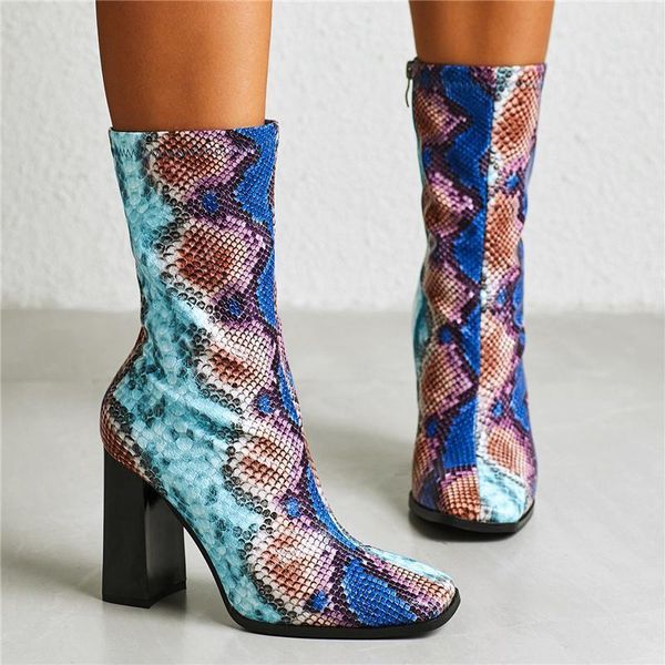 boots plus size 42 women 10cm high heels booties colorful serpentine fetish party block ankle winter platform shoes1, Black
boots plus size 42 women 10cm high heels booties colorful serpentine fetish party block ankle winter platform shoes1, Black