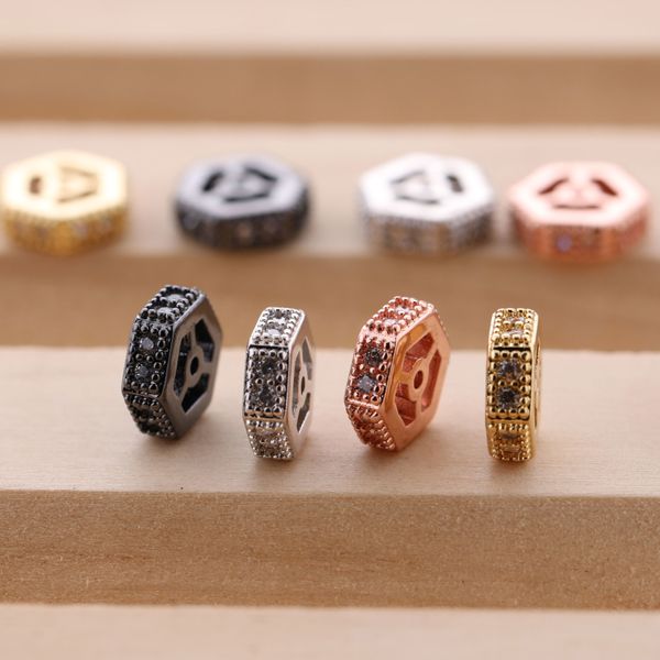 brass material cubic zirconia diy metal accessory micro pave accessories zircon spacer for jewelry making, Black
brass material cubic zirconia diy metal accessory micro pave accessories zircon spacer for jewelry making, Black