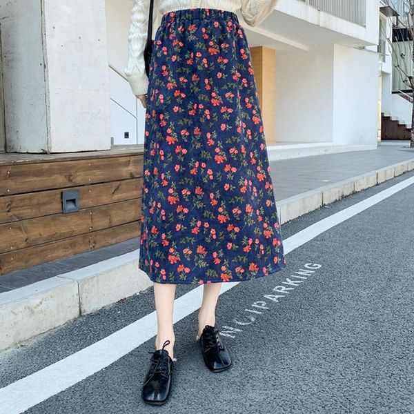 vintage corduroy skirts women autumn winter warm slim flower skirts ladies elastic high waist a-line all-match midi, Black
vintage corduroy skirts women autumn winter warm slim flower skirts ladies elastic high waist a-line all-match midi, Black