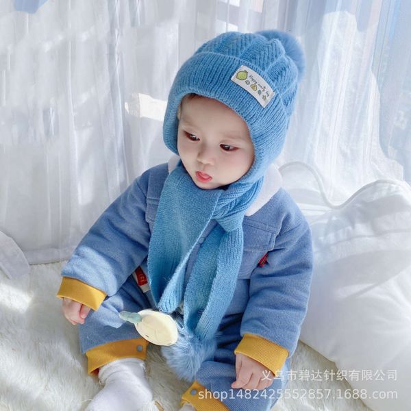 autumn and fruit ball children's knitted winter scarf one fashion baby wool hat warm ear cap s14f, Red;brown
autumn and fruit ball children's knitted winter scarf one fashion baby wool hat warm ear cap s14f, Red;brown