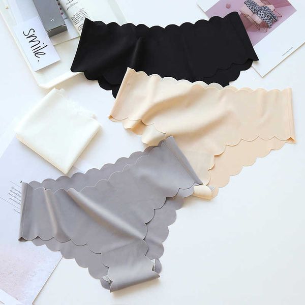 ladie panties one-piece seamless ice silk wave low waist cotton bottom ladies briefs soft silky quality women's underwear, Black;pink
ladie panties one-piece seamless ice silk wave low waist cotton bottom ladies briefs soft silky quality women's underwear, Black;pink