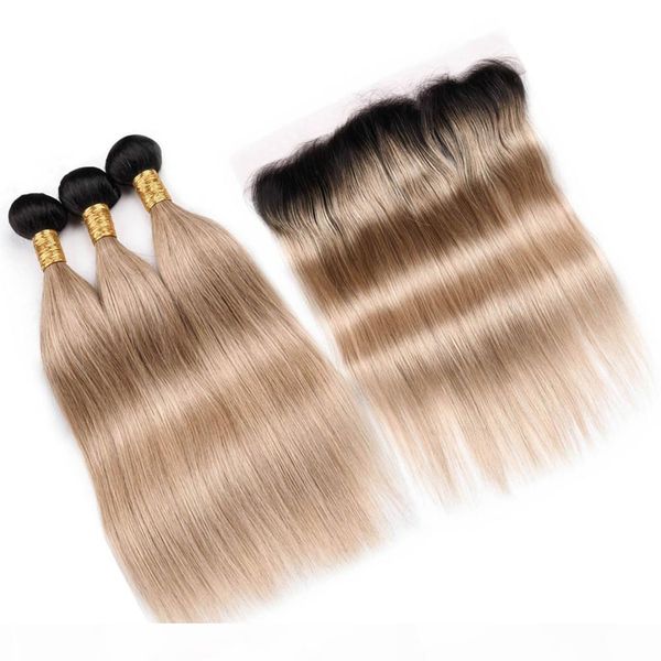 #1b 27 honey blonde ombre malaysian human hair weave wefts with frontal 3bundles ombre light brown hair weaves with full lace frontal 13x4, Black;brown
#1b 27 honey blonde ombre malaysian human hair weave wefts with frontal 3bundles ombre light brown hair weaves with full lace frontal 13x4, Black;brown