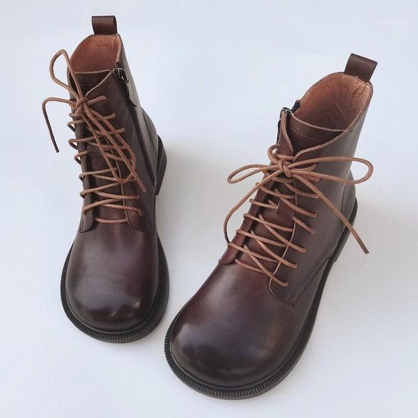 women's boots 2021 autumn and winter woman ankle boots genuine leather ladies shoes thick bottom fashion big toe1, Black
women's boots 2021 autumn and winter woman ankle boots genuine leather ladies shoes thick bottom fashion big toe1, Black
