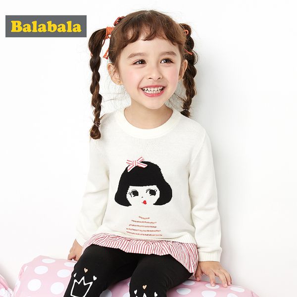 balabala girls baby children sweater new spring sweater cotton long-sleeve round neck 201109, Blue
balabala girls baby children sweater new spring sweater cotton long-sleeve round neck 201109, Blue