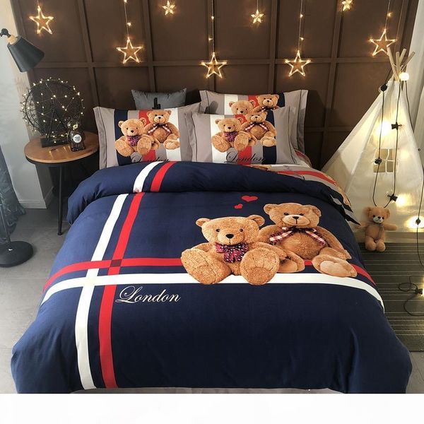 home textile new all cottongrinding mao cartoon. cute little bear four-piece set. suit for kids bedding set.bedding ste
home textile new all cottongrinding mao cartoon. cute little bear four-piece set. suit for kids bedding set.bedding ste