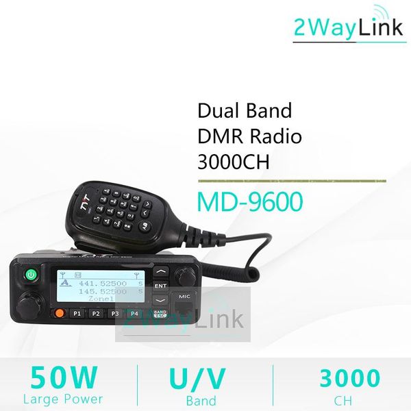 walkie talkie tyt md-9600 50 km mobile dmr car radio digital 136-174/400-480mhz dual band rt90 3000ch 50/45/25w fcc
walkie talkie tyt md-9600 50 km mobile dmr car radio digital 136-174/400-480mhz dual band rt90 3000ch 50/45/25w fcc
