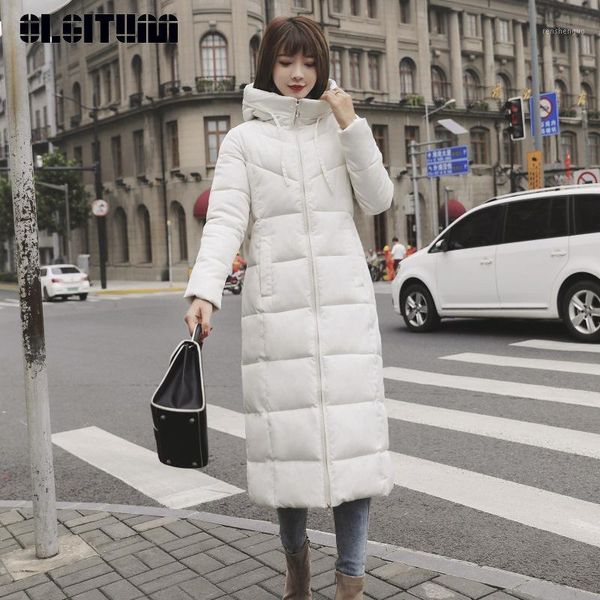 olgitum new 2018 autumn and winter women new cotton coat long large size women slim cotton padded warm coat1, Black
olgitum new 2018 autumn and winter women new cotton coat long large size women slim cotton padded warm coat1, Black