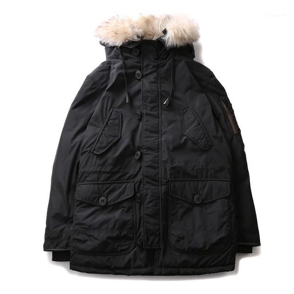 2019 new brand clothing jackets thick keep warm men is down jacket fur collar hooded down jacket winter coat male1, Black
2019 new brand clothing jackets thick keep warm men is down jacket fur collar hooded down jacket winter coat male1, Black