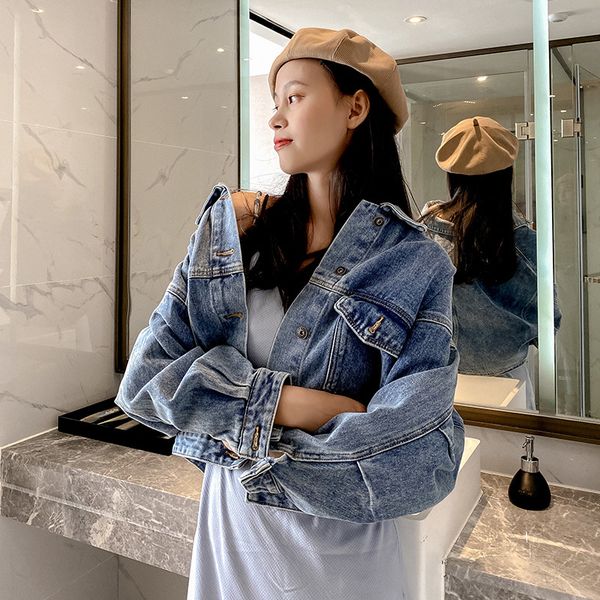 cowboys are very busy, high street feeling coat washed to make old cowboy coat women's short net red, Black;brown
cowboys are very busy, high street feeling coat washed to make old cowboy coat women's short net red, Black;brown