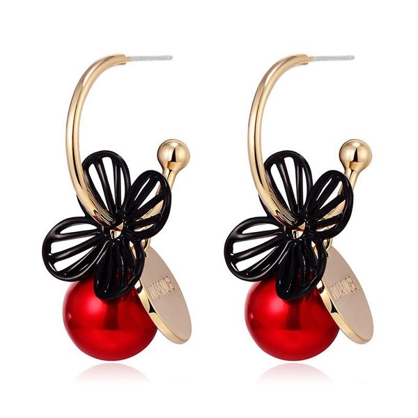 dangle & chandelier red simulated pearl ball drop earrings for women girls black alloy flower female pendant earring fashion jewelry 2021, Silver
dangle & chandelier red simulated pearl ball drop earrings for women girls black alloy flower female pendant earring fashion jewelry 2021, Silver