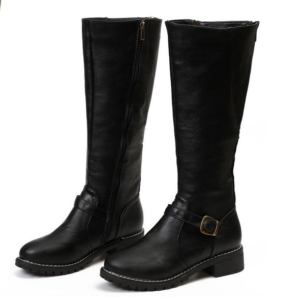 2021classy designer half knight boots round toe shoes women chunky heels with buckle 3 colors solid short booties, Black
2021classy designer half knight boots round toe shoes women chunky heels with buckle 3 colors solid short booties, Black