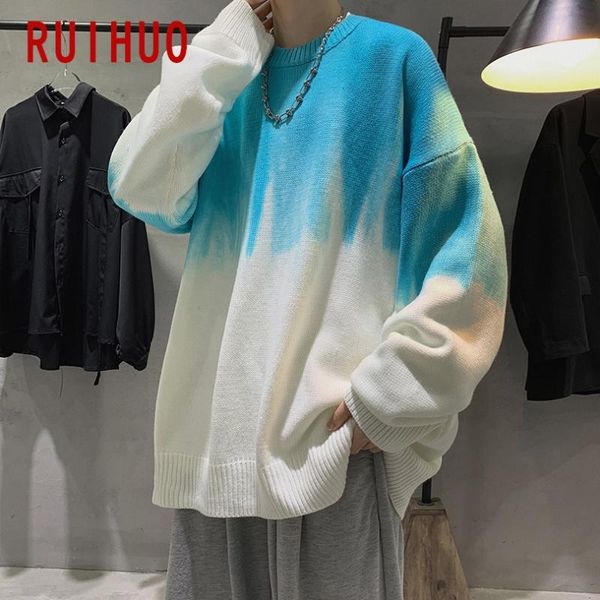 men's sweaters ruihuo gradient knitted sweater men clothing pull winter clothes pullover mens coat 2021 autumn -2xl, White;black
men's sweaters ruihuo gradient knitted sweater men clothing pull winter clothes pullover mens coat 2021 autumn -2xl, White;black