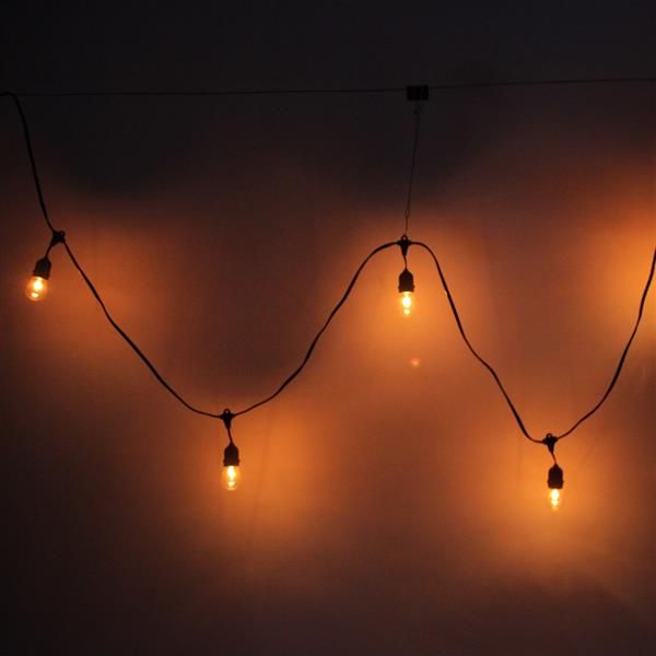 seller s14 24pcs light bulb outdoor yard lamp string light with black lamp wire high-class materials led strings
seller s14 24pcs light bulb outdoor yard lamp string light with black lamp wire high-class materials led strings