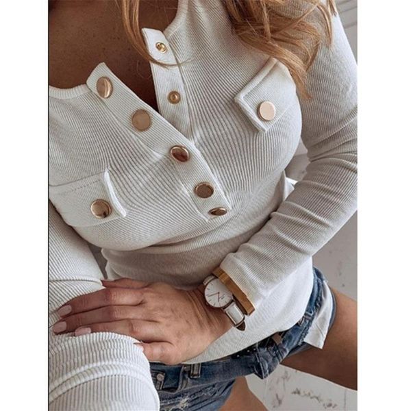 women's blouses & shirts slim women blouse shirt long sleeve feminine 2021 v neck fashion woman autumn button ladies female warm, White
women's blouses & shirts slim women blouse shirt long sleeve feminine 2021 v neck fashion woman autumn button ladies female warm, White