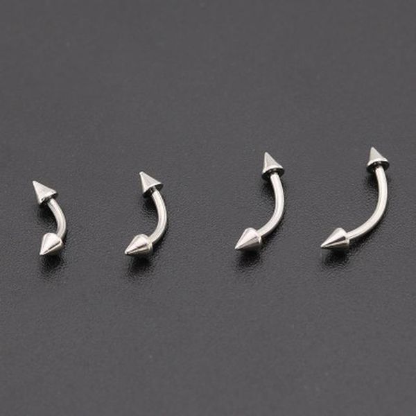 modrsa 2pcs/lot stainless steel body jewelry cone eyebrow ring helix tragus piercing ear eyebrow nose lip piercing ring q sqckgp, Silver
modrsa 2pcs/lot stainless steel body jewelry cone eyebrow ring helix tragus piercing ear eyebrow nose lip piercing ring q sqckgp, Silver