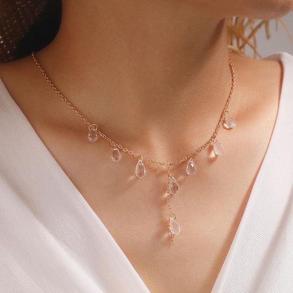 brling new 2020 fashion ins vintage chain pendant choker golden tassel crystal crystal alloy necklace for women girls gift party, Golden;silver
brling new 2020 fashion ins vintage chain pendant choker golden tassel crystal crystal alloy necklace for women girls gift party, Golden;silver