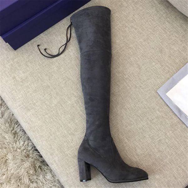 2020 classic womens over the knee boots black suede winter women over the knee high boots 35-42
2020 classic womens over the knee boots black suede winter women over the knee high boots 35-42