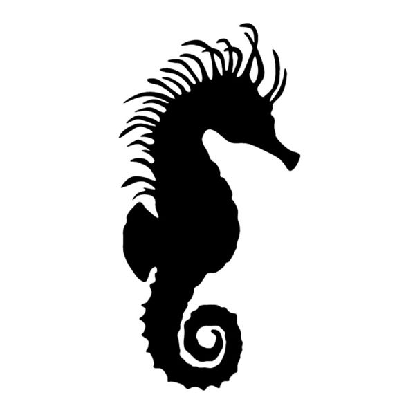 9cm*18cm seahorse animal decor decal vinyl car sticker black/silver s3-5469 
9cm*18cm seahorse animal decor decal vinyl car sticker black/silver s3-5469