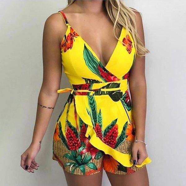 women's jumpsuits & rompers ladies slim jumpsuit with belt printed sling one-piece shorts women deep v-neck sleeveless fashion shorts1, Black;white
women's jumpsuits & rompers ladies slim jumpsuit with belt printed sling one-piece shorts women deep v-neck sleeveless fashion shorts1, Black;white