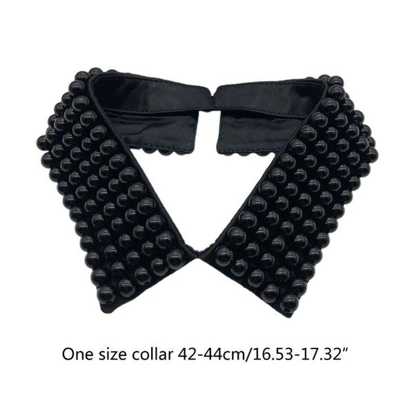 women handmade beading faux pearls layers bib lapel fake collar necklace choker a2ua, Blue;purple
women handmade beading faux pearls layers bib lapel fake collar necklace choker a2ua, Blue;purple