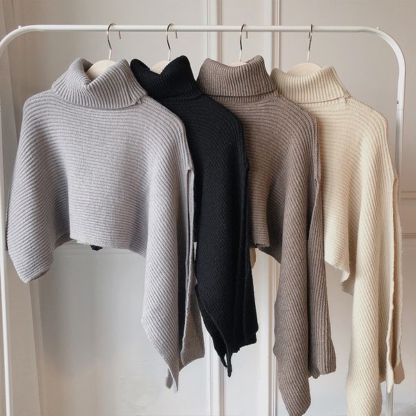new ins fashionable high collar pullover knitted cape cape cape women's autumn and winter scarf wearing irregular sweater klwe, Blue;gray
new ins fashionable high collar pullover knitted cape cape cape women's autumn and winter scarf wearing irregular sweater klwe, Blue;gray