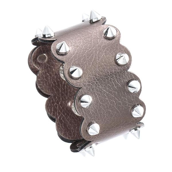 charm bracelets 2021 punk rock gothic cuspidal spikes cone rivet wide leather fashion jewelry, Golden;silver
charm bracelets 2021 punk rock gothic cuspidal spikes cone rivet wide leather fashion jewelry, Golden;silver
