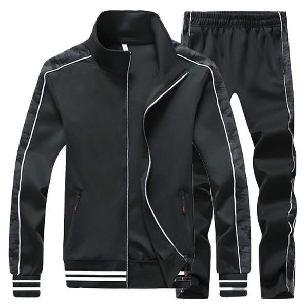 men's sportswear running tracksuit men sports suit jacket+pants 2 two pieces clothing set casual male jogger training sweatsuit, Gray
men's sportswear running tracksuit men sports suit jacket+pants 2 two pieces clothing set casual male jogger training sweatsuit, Gray