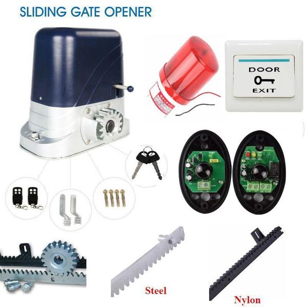 800kg electric steel wood door sliding gate opener motor with 3m 4m 5m 6m racks 1 pcell 1 flashing lamp
800kg electric steel wood door sliding gate opener motor with 3m 4m 5m 6m racks 1 pcell 1 flashing lamp