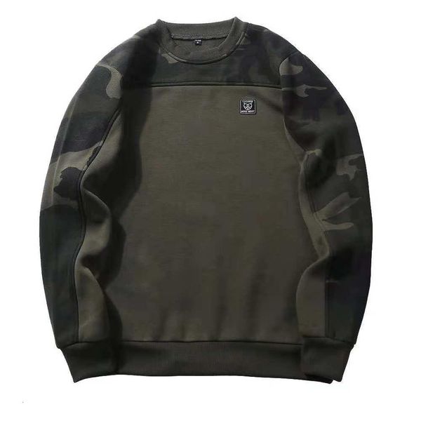 autumn and winter new large size casual camouflage sleeve t-shirt pullover sweater for men8uy, Black
autumn and winter new large size casual camouflage sleeve t-shirt pullover sweater for men8uy, Black