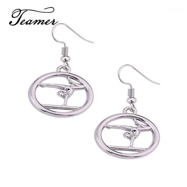 dangle & chandelier teamer silver color round drop earrings gymnast earring fashion jewelry for woman simple accessories1
dangle & chandelier teamer silver color round drop earrings gymnast earring fashion jewelry for woman simple accessories1