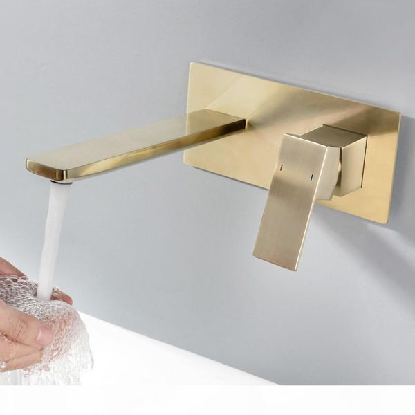 bathroom basin faucets solid brass & cold sink mixer tap single handle 2 hole in-wall brushed gold luxury basin faucet
bathroom basin faucets solid brass & cold sink mixer tap single handle 2 hole in-wall brushed gold luxury basin faucet