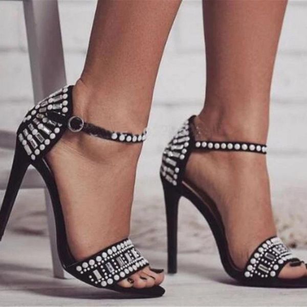 women sandals flock buckle strap 11cm thin heels high heels round toe shallow cover heel women shoes sandalias mujer 2020, Black
women sandals flock buckle strap 11cm thin heels high heels round toe shallow cover heel women shoes sandalias mujer 2020, Black