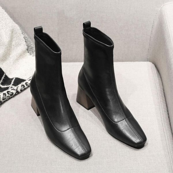 6cm heels pu leather winter warm women short ankle boots elegant square toe boots high heels shoes woman1, Black
6cm heels pu leather winter warm women short ankle boots elegant square toe boots high heels shoes woman1, Black