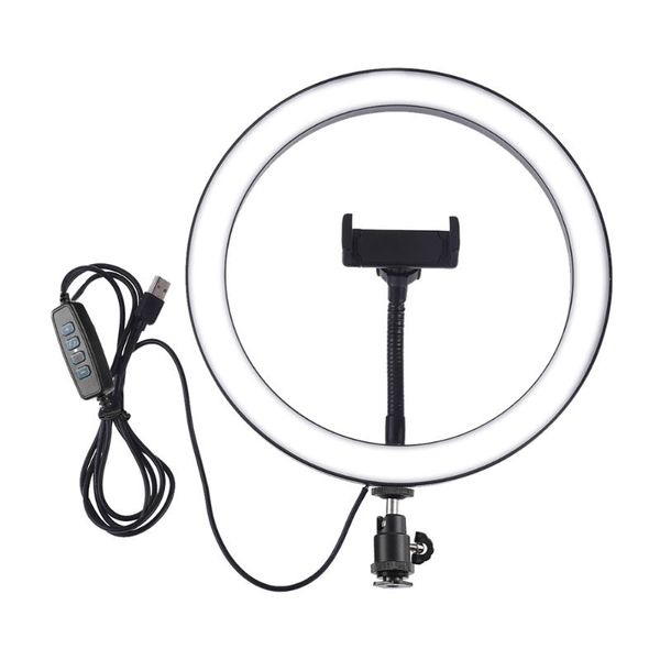 pgraphy 10" dimmable led selfie round light brightness adjustable lamp for live broadcast selfie video mobile phone bracket
pgraphy 10" dimmable led selfie round light brightness adjustable lamp for live broadcast selfie video mobile phone bracket